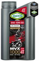 Synthetic 100% Moto / quad / Karting Yacco MVX 1000 4T SAE 10W50