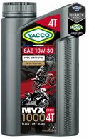 Synthetic 100% Moto / quad / Karting Yacco MVX 1000 4T SAE 10W30