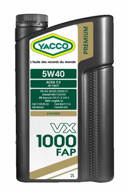 Synthetic Automobile VX 1000 FAP SAE 5W40