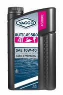 Semi-synthèse Marine / Nautisme Yacco OUTBOARD 500 4T 10W40