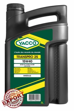 Minérale Agriculture / Motoculture TRANSPRO 25 15W40