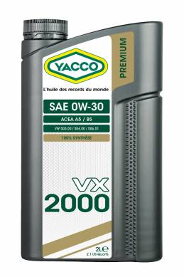 Synthetic 100% Automobile VX 2000 SAE 0W30