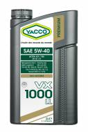 Synthetic 100% Automobile Yacco VX 1000 LL SAE 5W40