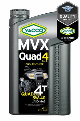 Synthetic 100% Moto / quad / Karting MVX QUAD 4 SYNTH SAE 5W40