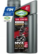 Synthetic 100% Moto / quad / Karting Yacco MVX 1000 4T SAE 10W50