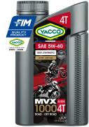 Synthetic 100% Moto / quad / Karting Yacco MVX 1000 4T SAE 5W40