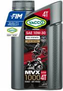 Synthetic 100% Moto / quad / Karting Yacco MVX 1000 4T SAE 10W30