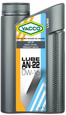Synthetic 100% Automobile Lube AN-22 SAE 0W16