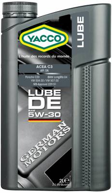 100% synthèse Automobile Lube DE 5W30